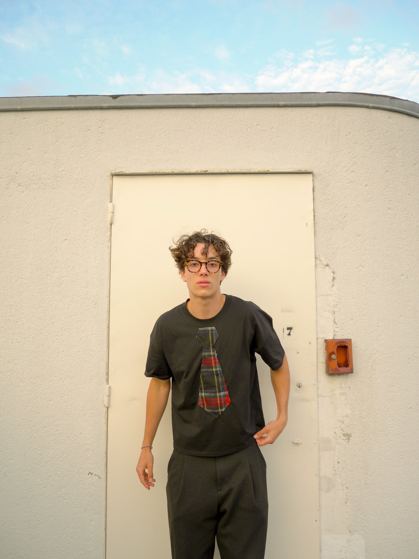 tie-shirt tartan