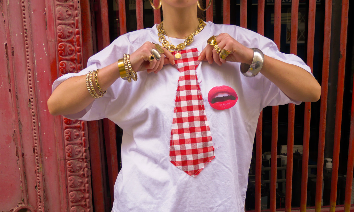 tie-shirt vichy