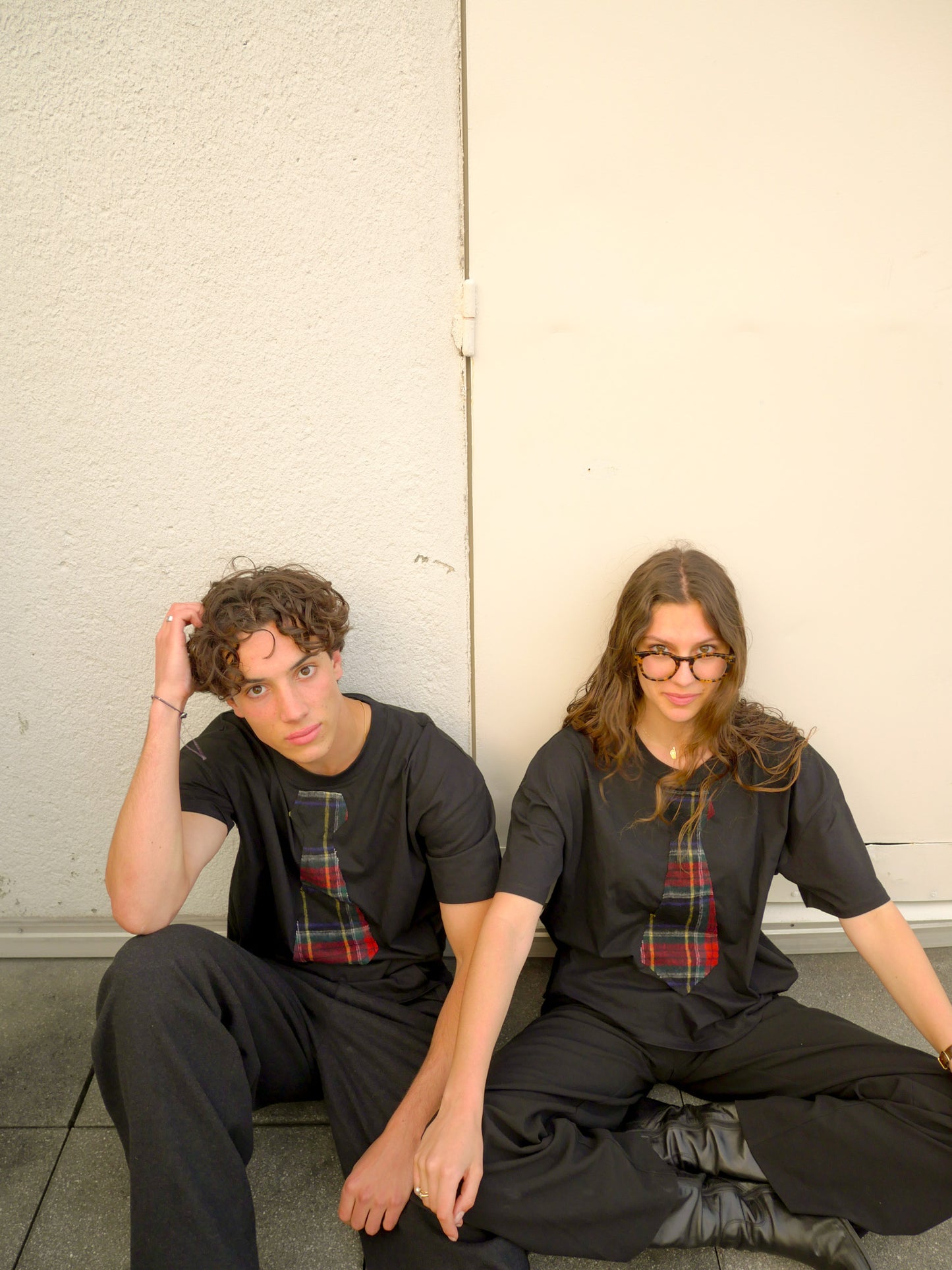 tie-shirt tartan
